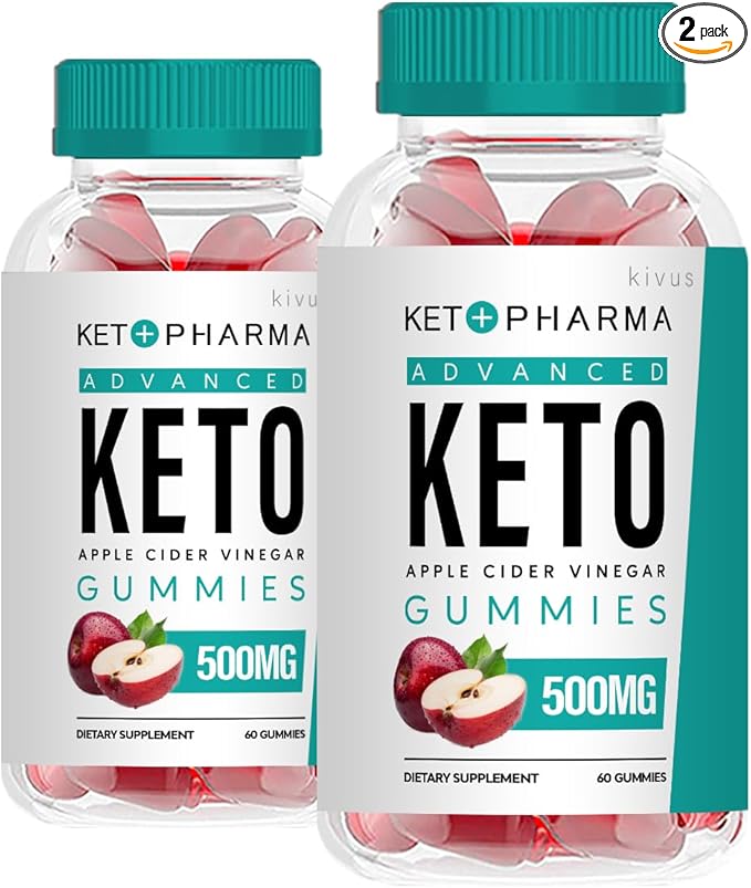 Keto Pharma Gummies - Keto Pharma Advanced Keto ACV Gummies (2 Pack 120 Gummies)