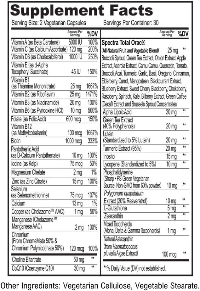 ScimeraMD® AspregaMD 30CT Probiotic + Prebiotic MultivitaminMD Multiminerals and FocusMD Brain Support Supplement for Digestive Health Wellness and Cognitive Health Support