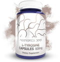Nootropics Depot L-Tyrosine Capsules | 500mg | 120 Count | Amino Acid Supplement | Supports Healthy Stress Levels | Boosts Energy | Promotes Mental Alertness Focus and Clarity