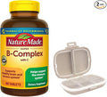 Nature Made Super B Complex 460 Tablets Bundle with a Pill Oragnizer (2 Items)