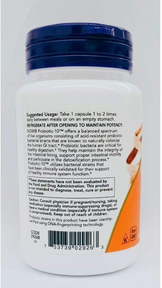 Now Probiotic-10 25 Billion 50 Count (Pack of 2)