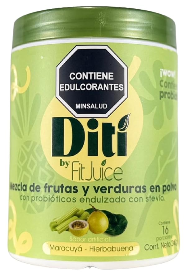 DITI Green Juice Powder Mix 16 Servings (Maracuya)