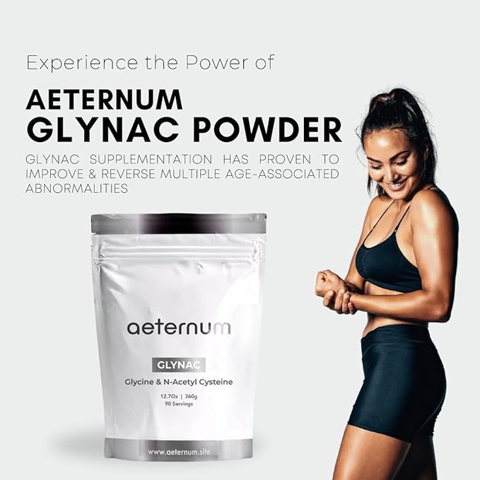 aeternum GLYNAC (Glycine &amp N-Acetyl Cysteine) Powder - 360g