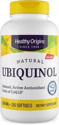 Healthy Origins Ubiquinol (Active Form of CoQ10) 300 mg - Ubiquinol Supplements for Heart Health &amp Antioxidant Support - Gluten-Free &amp Non-GMO Supplement - 150 Softgels