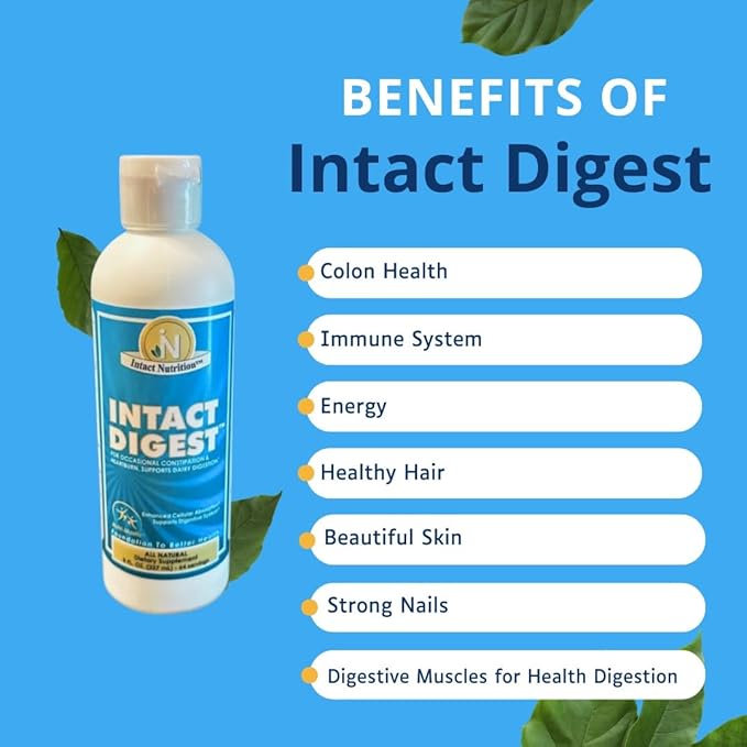 Intact Digest with Nutri-Mastic – Ionic Mineral &amp Mastic Gum Supplement – Supports Digestion Nutrient Absorption Detox Muscle Cramping Hydration &amp Immune Health – 8 fl oz