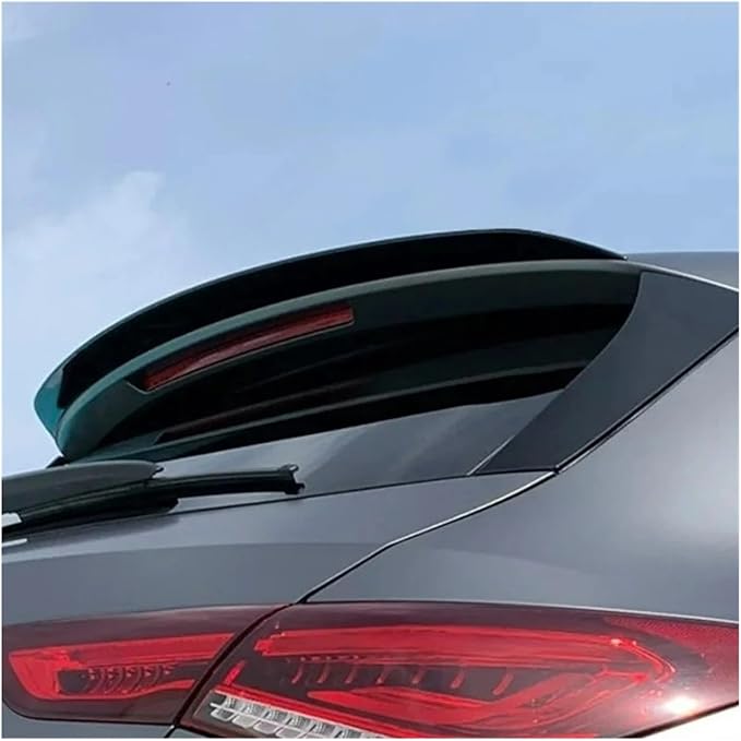 Rear Roof Lip Wing Spoiler Compatible for Benz CLA Class X118 180 200 220 250 AMG CLA35 CLA45 2019-2023+ Shooting Brake Rear Spoiler Cap(Glossy Black)
