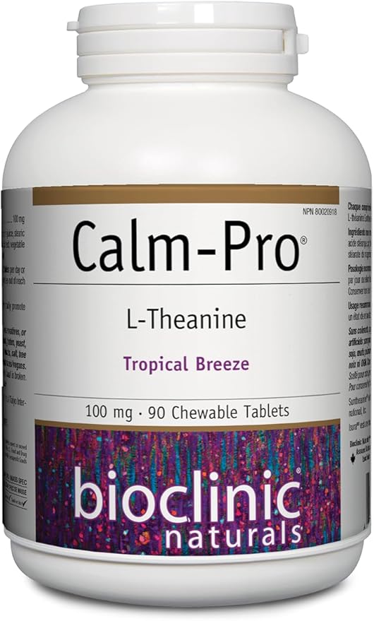 Bioclinic Calm Pro Chewable Tablets 90 Count