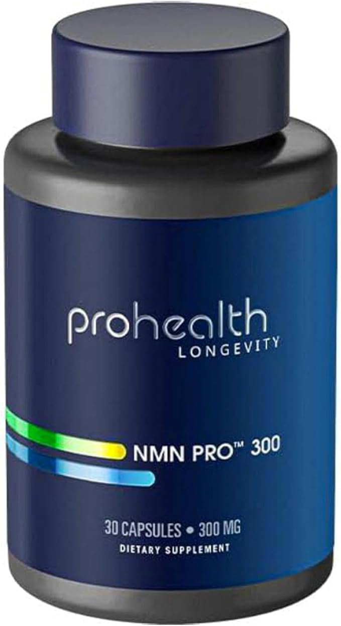 ProHealth NMN Pro 300 (30 Capsules) Clinically Studied Uthever® NMN. NAD+ Precursor for Cellular Energy Mitochondrial Support &amp Healthy Aging. USA Manufactured Triple Lab-Tested