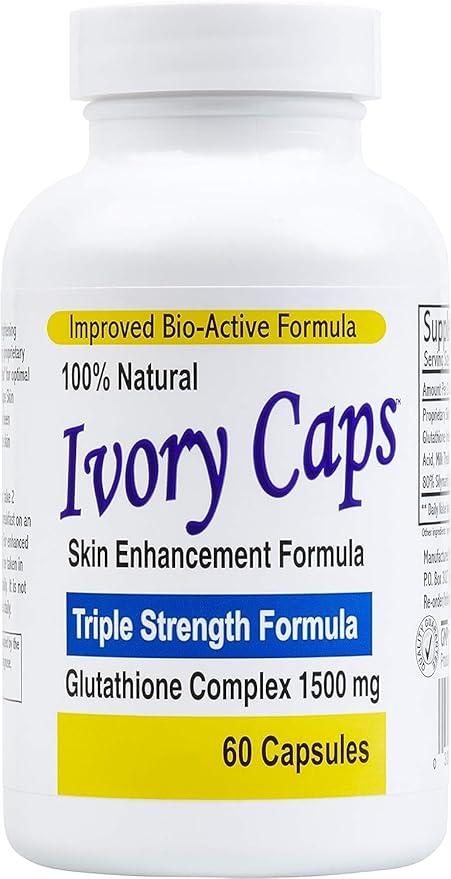 Ivory Caps - Maximum Potency Glutathione 1500Skin Whitening Complex **Sale REG. $49.99 - Now $29.99 - Free Shipping