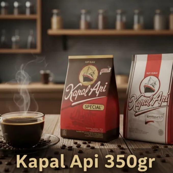 Kapal Api Indonesian Coffee Kopi Bubuk Special 350g (Pack of 1)