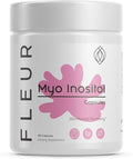 FLEUR Myo-Inositol &amp D-Chiro Inositol Capsules Hormone Balance and Ovarian Function Support for Women Regulates Menstrual Cycle Non-GMO &amp Vegan 90 Capsules