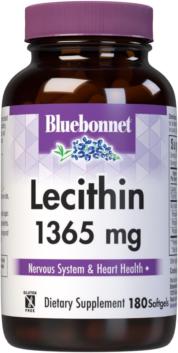 BlueBonnet Nutrition Lecithin 1365 mg 180 softgels