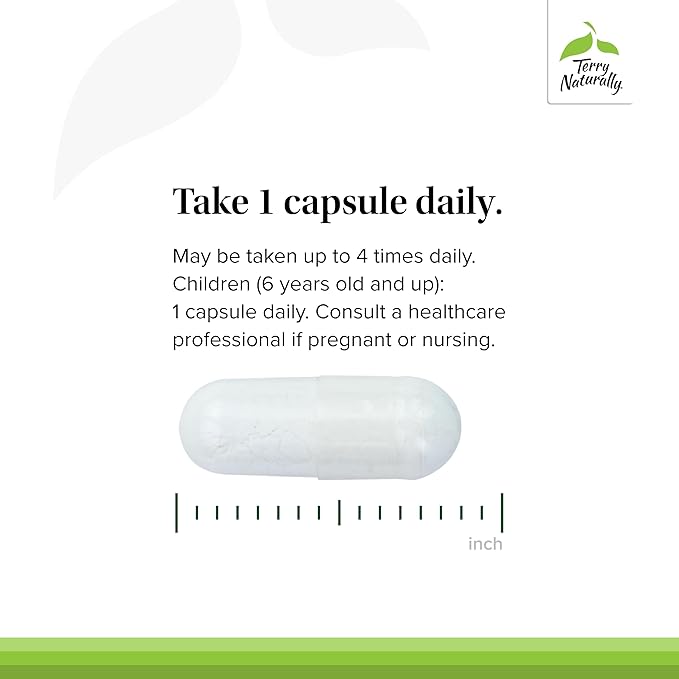Terry Naturally BioActive Magnesium Complex - Bone &amp Heart Health Support - Supplement with Vitamin B6 Zinc &amp Magnesium - Pyridoxal-5-Phosphate Vegan Capsule Supplement - 60 Capsules (Pack of