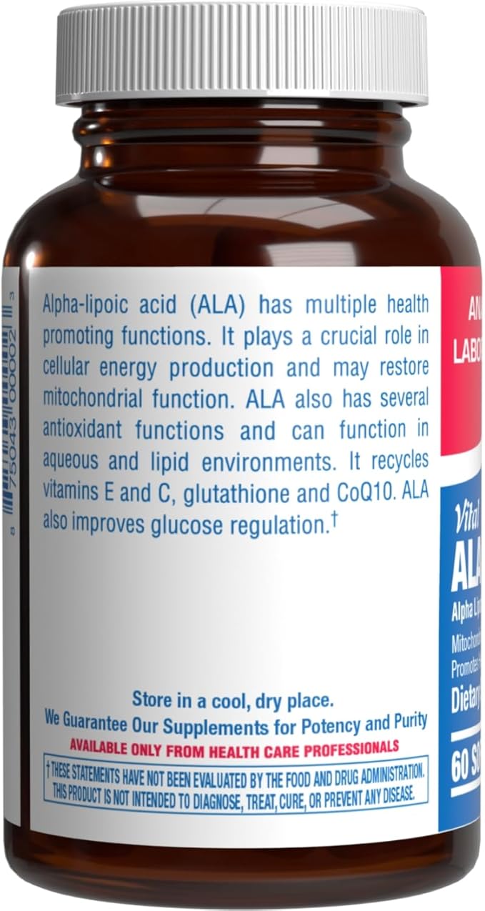 Alpha Lipoic Acid 300mg - Clinical Formula ALA Supplement for Liver Eye Brain Mitochondria Energy Antioxidant &amp Nerve Support - Non-GMO Soy Free &amp Easy to Swallow Softgels - 60 Servings