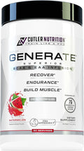 Generate EAA and BCAA Powder: Best Post Workout Recovery Drink and Branched Chain Amino Acids Supplement with Essential Amino Acids 5g BCAAs 2g EAAs for Lean Muscle Mass | Watermelon 30 Servings