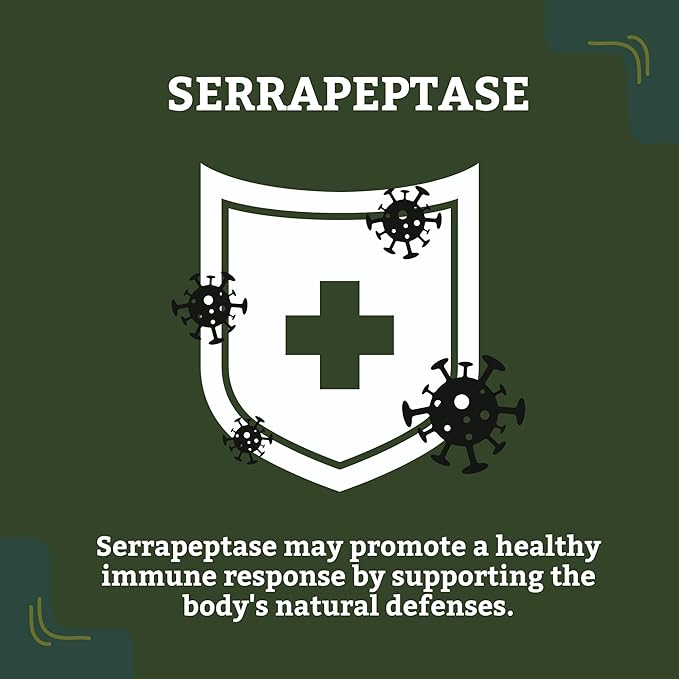 Serrapeptase 40000 SPU - Proteolytic Enzyme for Inflammation Support - Sinus Respiratory and Joint Comfort - Non-GMO - Gluten Free - Vegan - 90 Capsules