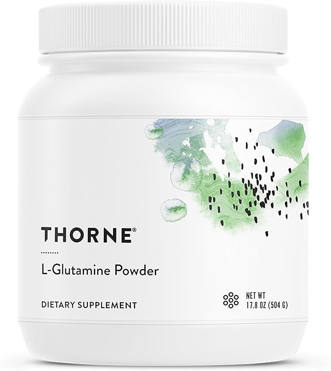 THORNE - L-Glutamine Powder - Amino Acid Supplement for Immune System &amp GI Health - Promotes Post-Exercise Muscle Cell Repair* - NSF Certified for Sport - Gluten Dairy &amp Soy-Free - 90 Serving