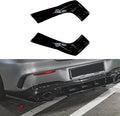 2pcs Rear Bumper Spoiler Diffuser Splitter Diffusor Lip Compatible with Mercedes-Benz CLA-Class C118 CLA35 CLA45S 2020+