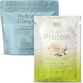 TRU Supplements Hydration Complete BCAA Tropical Popsicle + Plant Based Protein Powder Vanilla Bundle – Electrolytes L-Carnitine &amp Vegan Protein for Muscle Recovery Energy &amp Performance