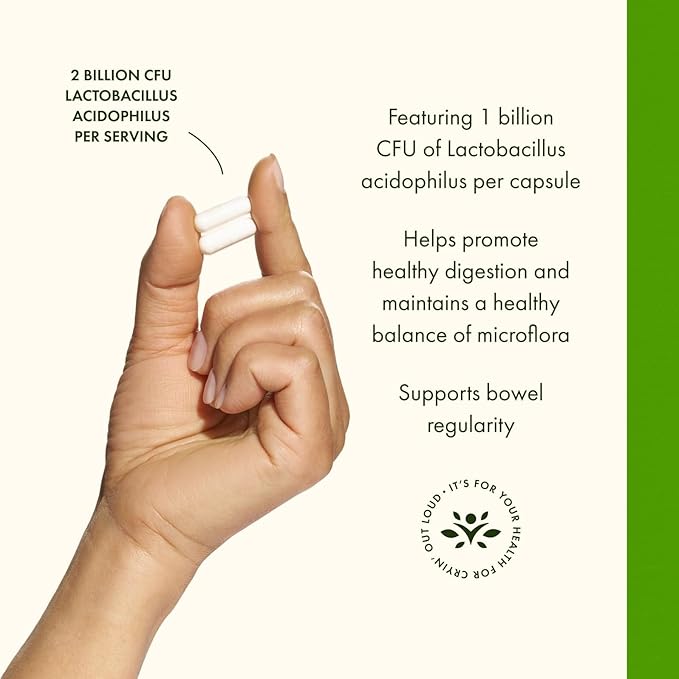 Swanson Lactobacillus Acidophilus Probiotic for Adults Seeking Daily Digestive and Bowel Health Support with 1 Billion CFU - Acid-Resistant (250 Capsules 3 Pack)