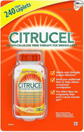 Citrucel Fiber Therapy 240 Fiber Caplets (3 Pack)