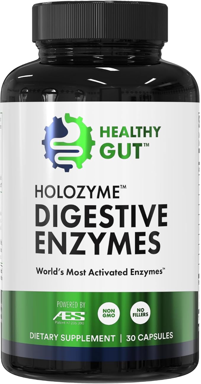 Healthy Gut HistaHarmony 60 Tablets and HoloZyme Digestive Enzymes 30 Capsules