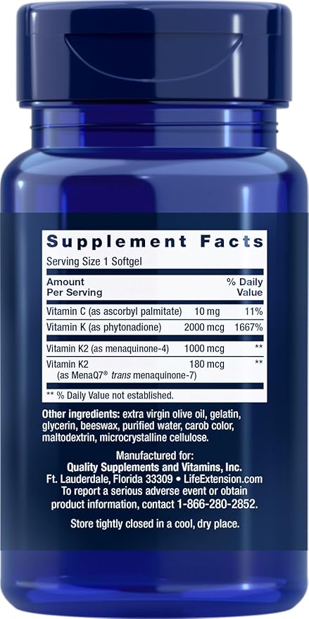 Life Extension Super K 90 Softgels (Pack of 2)