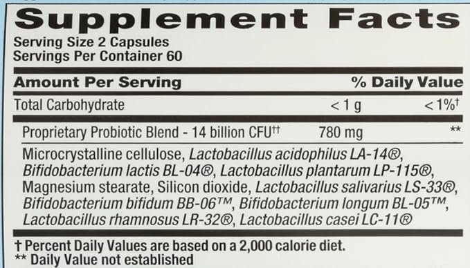 PB 8 Acidophilus Probiotic 120 Count (Value Pack of 2)