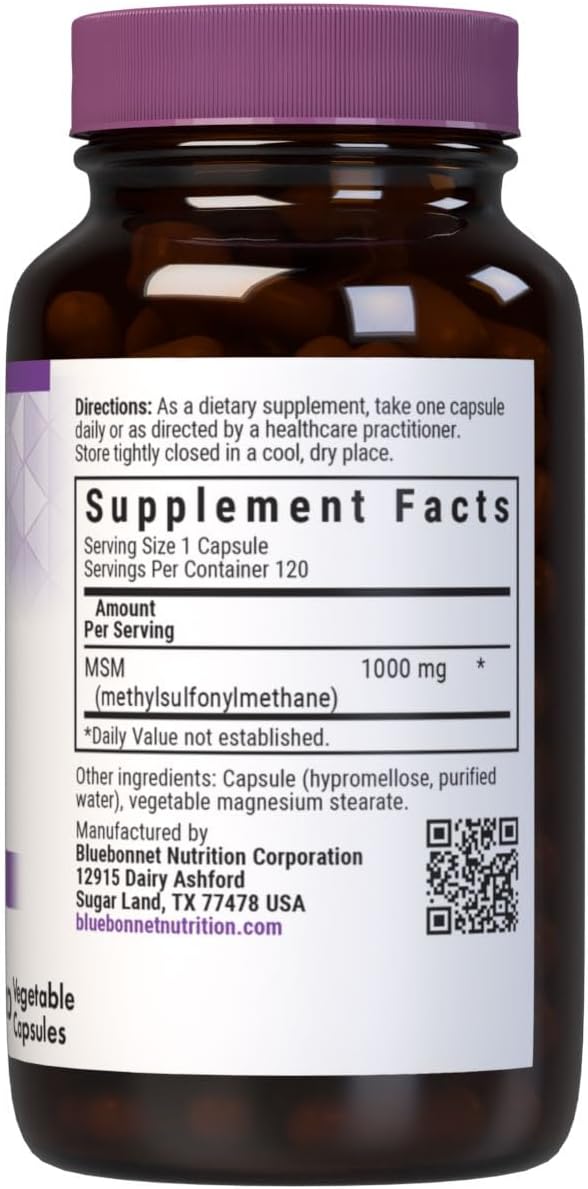 Bluebonnet MSM Supplement 120 Count (743715009608)