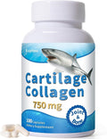 Cartilage with Cartilage 750mg Glucosamine &amp Collagen Great for Seniors &amp Athletes 100 Capsules