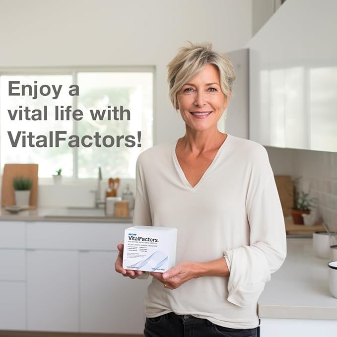VitalFactors Anti-Aging Drink Mix – Effervescent Tablets with Super NAD⁺ Superoxide Dismutase Resveratrol Vitamin B12 &amp D3 – Boosts Energy Supports Longevity Cellular Health &amp Vitality