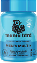 Best Nest Wellness Men's Multi Plus - Daily Multivitamin for Brain &amp Energy Health Support - Daily Multivitamin for Men - Probiotics &amp Digestive Enzyme Formula - 30 Caplets