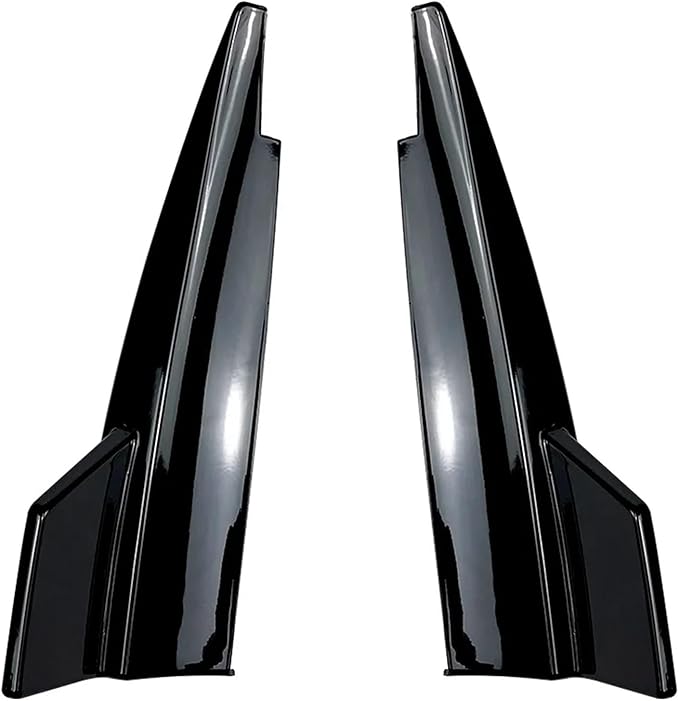 Kiyah Rear Bumper Lip Diffuser Side Spoiler Splitter Compatible for Mercedes Benz CLA Class C117 CLA180 200 CLA45 AMG 2013-2019 Body Kits(Glossy Black)