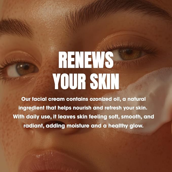 OZOLABS Skincare &amp Wellness Bundle | Ozone Cream Extreme Lip Care Ozonated Olive Oil Softgels | Hydration Repair &amp Immune Support