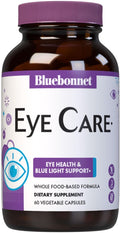 Bluebonnet Nutrition Eye Care Macular &amp Blue Eye Health &amp Blue Light Support* Vegan Kosher-Certified Gluten-Free Dairy-Free 60 Vegetable Capsules 30 Servings