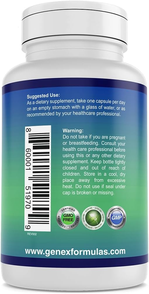 Genex Formulas Nicotinamide 500mg (3-Pack) Vitamin B3 Flush Free Niacin Capsules for Healthy Skin - Niacinamide Supplement Pills help Produce Keratin &amp Support Skin Cell Health &amp Energy (300 C