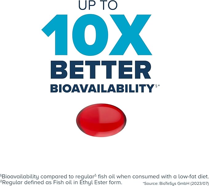 Qunol Advanced Omega 3 Krill and Fish Oil Complex 10x Better Bioavailability One Pill Dose 250mg EPA &amp DHA Supports Brain Eye Heart and Joint Health 90 Count (Pack of 1)