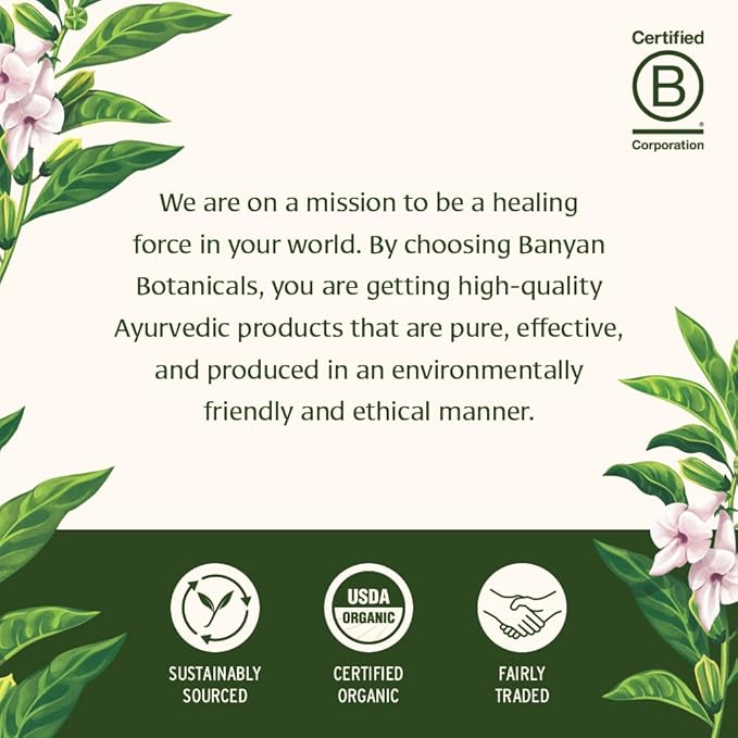 Banyan Botanicals Organic Mucuna Pruriens – Physical Vitality &amp Neuromuscular Support – Natural Source of L-Dopa for Reproductive Health &amp Motor Precision – 90 Tablets – USDA Organic