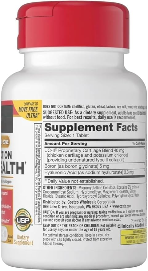 Signature Triple Action Joint Health Helps Preserve Joints and Maintain Cartilage Support Joint Mobility Flexibility and Comfort - 110 Coated Tablets