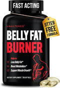 UNALTERED Belly Fat Burner for Men - Natural Weight Loss Pills to Support Reduced Body Fat Preservation of Lean Muscle Mass and a Healthy Metabolism - CLA Dietary Supplement - 90 Softgel Capsules