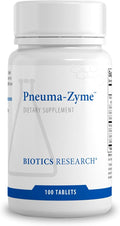 Biotics Research Pneuma-Zyme – Respiratory Support with Neonatal Lung Supports Optimal Lung Function &amp Respiratory Tissue Health Upper Respiratory Health 100 Tabs