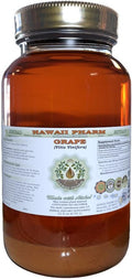 Hawaii Pharm Grape Alcohol-Free Liquid Extract Grape (Vitis Vinifera) Dried Seed Glycerite Natural Herbal Supplement 32 oz Unfiltered