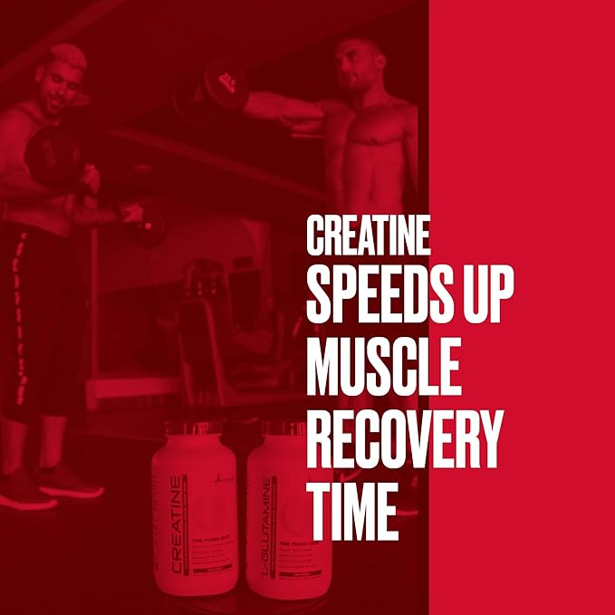 Metabolic Nutrition Creatine Monohydrate Powder 5g Unflavored for Men &amp Women - Gym Workout Nutritional Supplements for Muscle Gain Brain Health &amp Strength Building 1000g