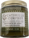 Catskills Comfrey ~ Oil Pulling 4oz: Organic MCT and Greek Olive Oils Infused with Comfrey Calendula Yarrow and Matcha Green Tea (Ceremonial Grade) Concentrated (DILUTE 1:1 MCT Oil)