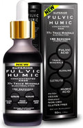 Fulvic Humic Mineral Blend – 180 Servings | Superior X935 Humic and Fulvic Acid Supplement | 77+ Trace Mineral Drops with Electrolytes | Improve Gut Health Leaky Gut Repair with Fulvic Acid Organic