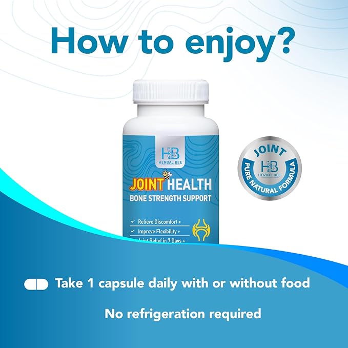 Joint Health Supplement – Advanced Turmeric Boswellia &amp Resveratrol Formula with Hyaluronic Acid &amp Collagen – Joint Relief Support Flexibility Mobility &amp Bone Strength | 30 Capsules