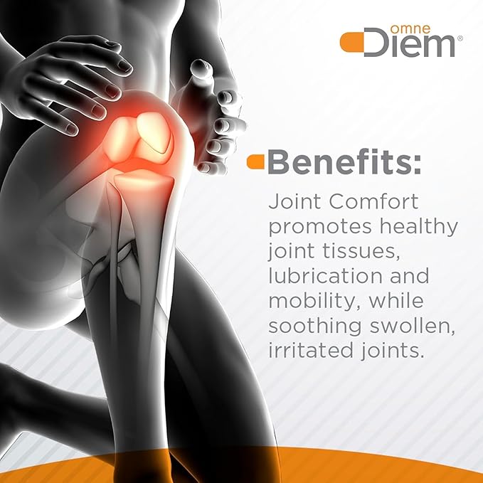 Omne Diem Joint Comfort with ZOARA 60 Capsules – Comprehensive Joint Care &amp Comfort - 3 Pack