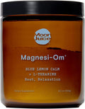 Moon Juice Magnesi-Om Magnesium Powder Supplement - Chelated Magnesium Complex + L-Theanine Blend for Rest Relaxation &amp Regularity - Vegan Non-GMO &amp No Sugar Blue Lemon 4.2 oz 30 Servings