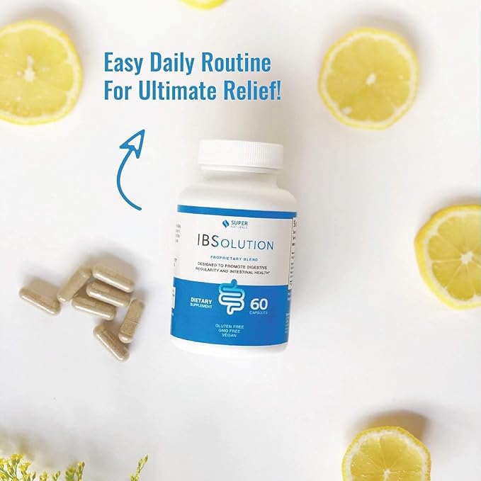 IBSolution Gut Health Super Bundle - Support Digestive Health Premium Probiotics 40 Billion CFU Digest Plus Digestive Enzyme - 60 Count Capsules 3-Pack