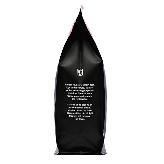 French Roast Decaf Coffee Whole Bean Swiss Water Processed Dark Roast Fresh Roasted 16-ounce